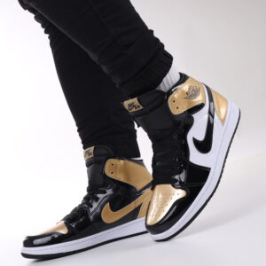 Nike Air Jordan High Siyah Gold Spor Ayakkabı İthal