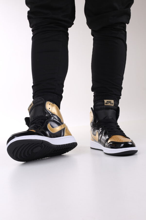 Nike Air Jordan High Siyah Gold Spor Ayakkabı İthal