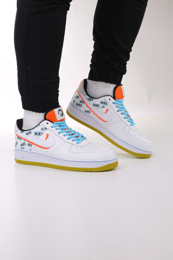 Nike AirForce 1 Beyaz Sarı Spor Ayakkabı İthal