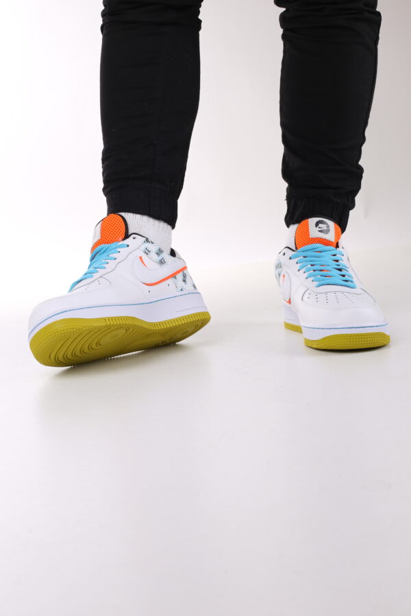 Nike AirForce 1 Beyaz Sarı Spor Ayakkabı İthal