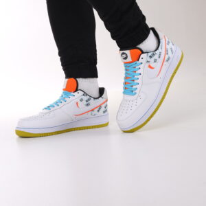 Nike AirForce 1 Beyaz Sarı Spor Ayakkabı İthal