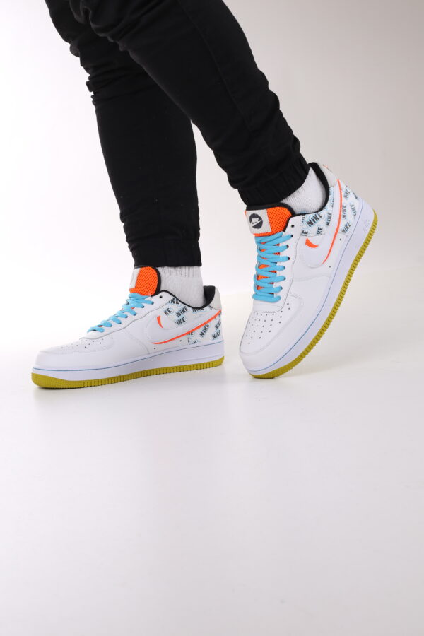 Nike AirForce 1 Beyaz Sarı Spor Ayakkabı İthal