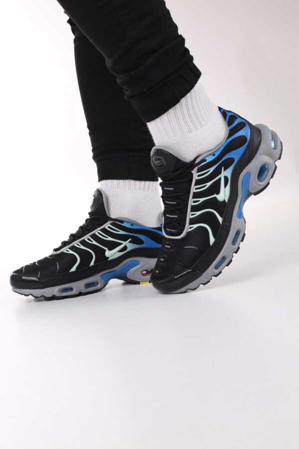 Nike TN Air Siyah Mavi Spor Ayakkabı İthal